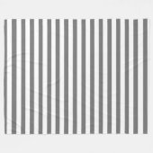 愛らしいモダンスティープ白い灰色のトレンディー フリースブランケット (正面(横))