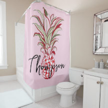愛らしいモノグラムのパイナップルの台本ピンク