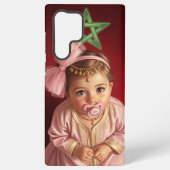 愛らしいモロッコの赤ちゃん女の子のパーソナライズされたPhoneCase Samsung Galaxyケース (裏面)