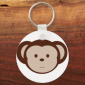 愛らしいモンキーチェーン キーホルダー (正面)
