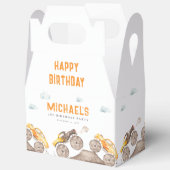 愛らしいモンスタートラックの特典ボックス フェイバーボックス (見開き)