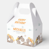 愛らしいモンスタートラックの特典ボックス フェイバーボックス (裏面)