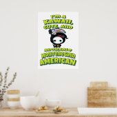 愛らしいモンテネグロのアメリカ人の死神 ポスター (キッチン)