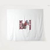 愛らしいモーDENGママベビーヒッポママダビングプリン タペストリー (正面(横))