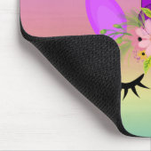 愛らしいユニコーン顔カラフル, -パーソナライズされた マウスパッド (コーナー)