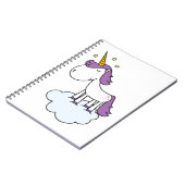 愛らしいユニコーン ノートブック (左側)