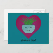 愛らしいユーモアのアルオエブ  アルオエ シーズンポストカード (正面/裏面)