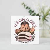 愛らしいユーモア満載 ダイエット中だけどケーキは我慢できない (スタンド正面)