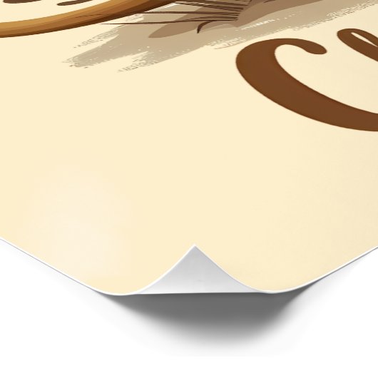 愛らしいライオンの子キリスト教アート信仰名言 ポスター (コーナー)