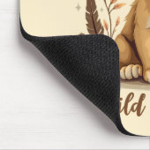 愛らしいライオンクブクリスチャンアートフェイズ引用文 マウスパッド (コーナー)