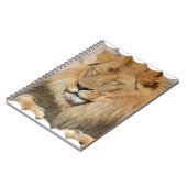 愛らしいライオン ノートブック (左側)