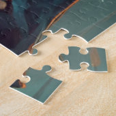 愛らしいラクーンと魔法のポーション ジグソーパズル (側面)