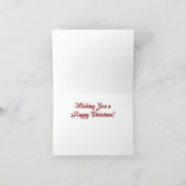 愛らしいラグドール子猫クリスマスカード シーズンカード (内部)