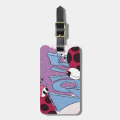 愛らしいラディバグ愛の漫画 ラゲッジタグ (正面縦)