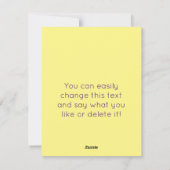 愛らしいラマ あなたは素晴らしい! |カスタマイズ シーズンカード (裏面)