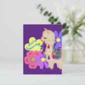 愛らしいラマ あなたは素晴らしい! |カスタマイズ シーズンカード (スタンド正面)