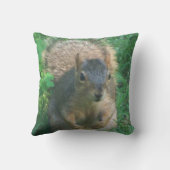 愛らしいリスの枕 クッション (裏面)