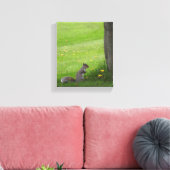 愛らしいリス キャンバスプリント (インサイチュ (リビング))