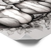 愛らしいリス ポスター (角)