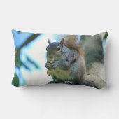 愛らしいリス ランバークッション (裏面)