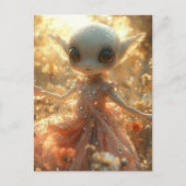 愛らしいリトルエイリアン ポストカード (正面)