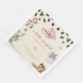 愛らしいリトル女性のカーボーイは途中の女の子の赤ちゃんシャワー (コーナー)