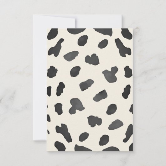 愛らしいリトル女性のカーボーイは途中の女の子の赤ちゃんシャワー サンキューカード (裏面)