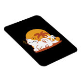 愛らしいリラックス猫のサンシャイン – Summer Pet マグネット (右側)