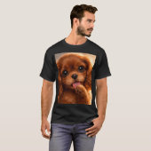 愛らしいルビー キャバリア スパニエル Tシャツ (正面フル)