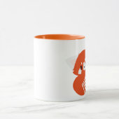 愛らしいレッサーパンダのマグ マグカップ (中央)