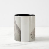 愛らしいロバ ツートーンマグカップ (中央)