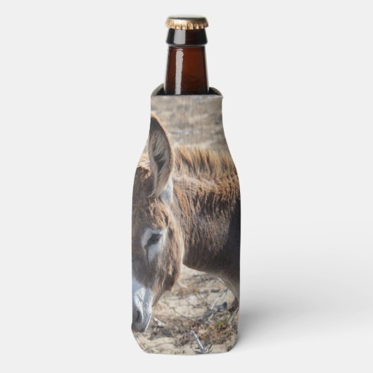 愛らしいロバ ボトルクーラー (ボトル正面)