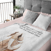 愛らしいロマンチックな妊娠の妻のギフトと引用文 シェルパブランケット