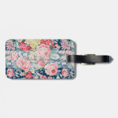 愛らしいロマンチックな花 – メやる気を起こさせるッセージ ラゲッジタグ (裏面横)