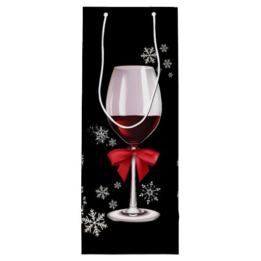 愛らしいワイン抱き枕 ワインギフトバッグ (裏面)