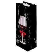 愛らしいワイン抱き枕 ワインギフトバッグ (正面アングル)