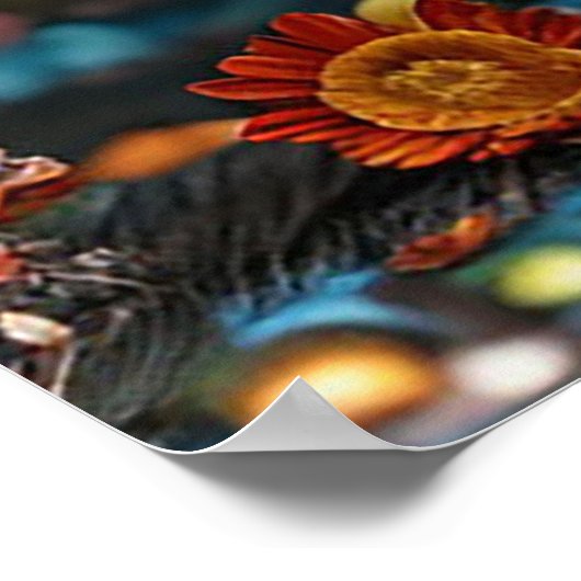 愛らしいワン祝ピー誕生日 ポスター (角)