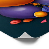 愛らしいワン祝ピー誕生日 ポスター (角)