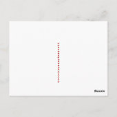 愛らしいヴィンテージカウボーイ&ホース1950のバレンタイン ポストカード (裏面)