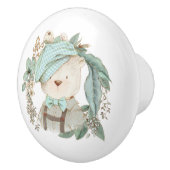 愛らしいヴィンテージテディベア セラミックノブ (右)