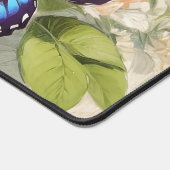 愛らしいヴィンテージバタフライイラストレーション デスクマット (コーナー)