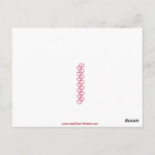 愛らしいヴィンテージベビーディアバレンタインポストカード ポストカード (裏面)