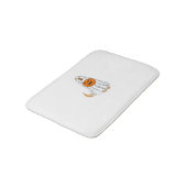 愛らしい不気味ゴールデンレトリバークラシック幽霊T-S バスマット (アングル)