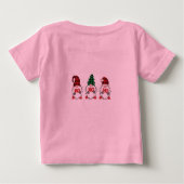 愛らしい乳児ティーで休日応援!」 ベビーTシャツ (裏面)