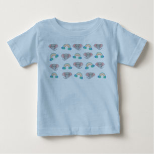 愛らしい乳児用Tシャツ。 ベビーTシャツ