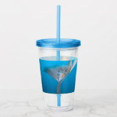 愛らしい人魚 アクリルタンブラー (正面)