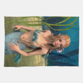 愛らしい人魚 キッチンタオル (横)