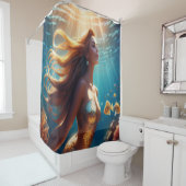 愛らしい人魚 シャワーカーテン (インサイチュ)