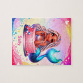 愛らしい人魚 ジグソーパズル (横)