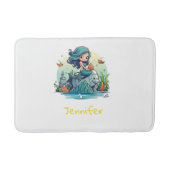 愛らしい人魚 バスマット (正面)